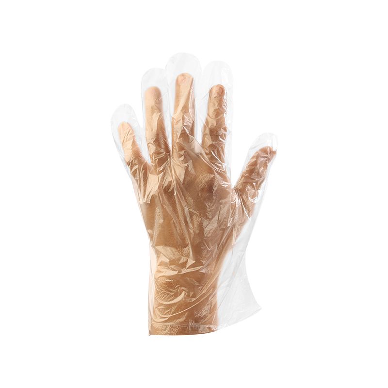 Guante de polietileno con dispensador de 1000 piezas